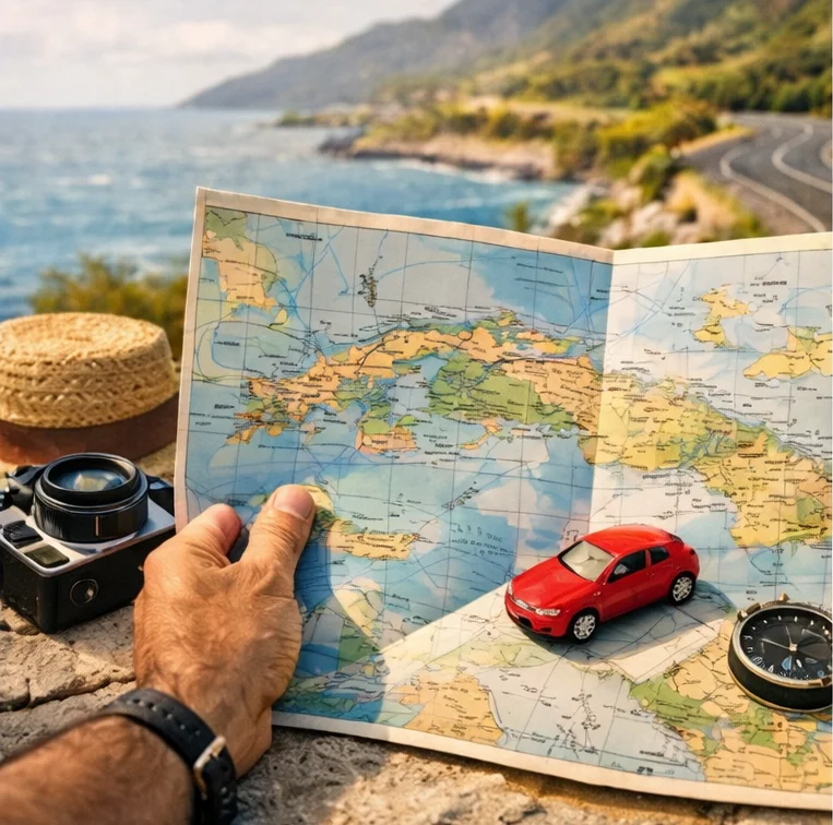 Interactive map and route planner for Cuba road trips